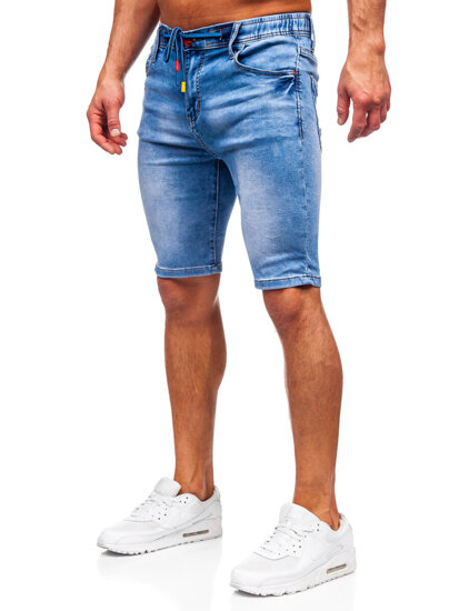 Bolf Herren Kurze Hose Jeansshorts Blau  TF184