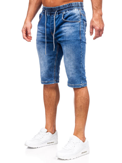 Bolf Herren Kurze Hose Jeansshorts Duneklblau KR1505