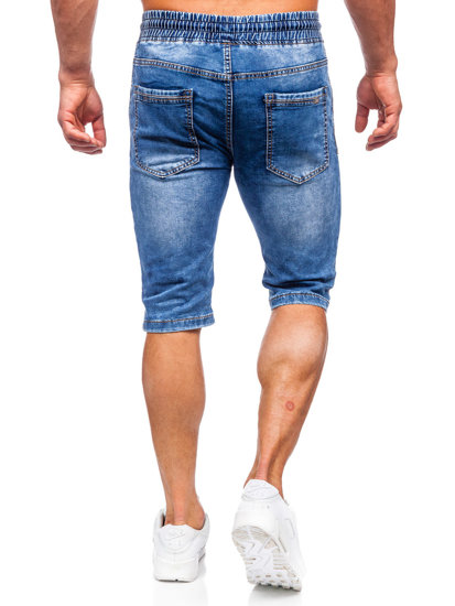 Bolf Herren Kurze Hose Jeansshorts Duneklblau KR1505