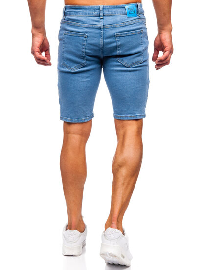 Bolf Herren Kurze Hose Jeansshorts Dunkelblau  0735