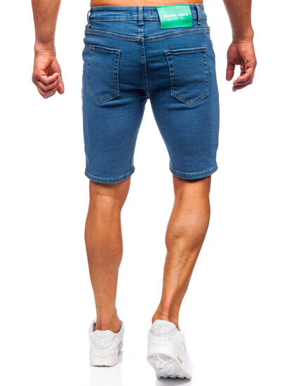 Bolf Herren Kurze Hose Jeansshorts Dunkelblau  0736