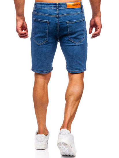 Bolf Herren Kurze Hose Jeansshorts Dunkelblau  0762