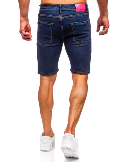 Bolf Herren Kurze Hose Jeansshorts Dunkelblau  0785