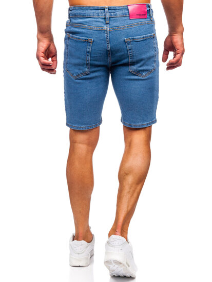 Bolf Herren Kurze Hose Jeansshorts Dunkelblau  0792