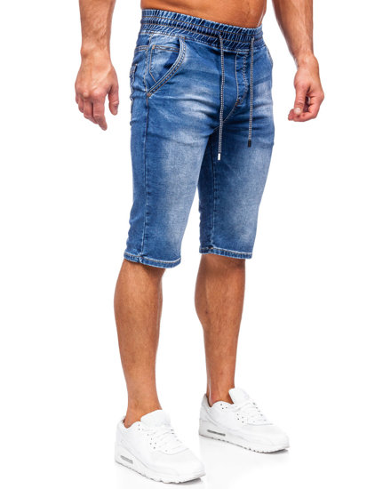 Bolf Herren Kurze Hose Jeansshorts Dunkelblau  KR1539