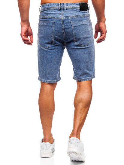 Bolf Herren Kurze Hose Jeansshorts Dunkelblau  MP0274BC