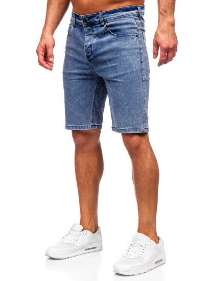 Bolf Herren Kurze Hose Jeansshorts Dunkelblau  MP0274BS