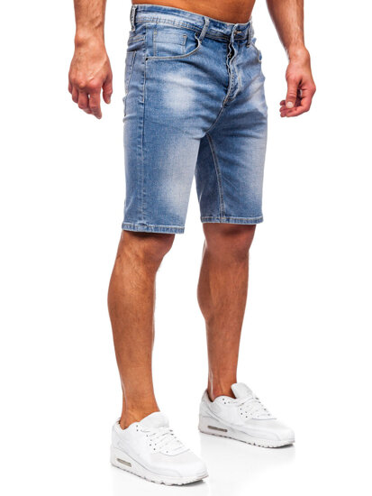 Bolf Herren Kurze Hose Jeansshorts Dunkelblau  MP0277BC