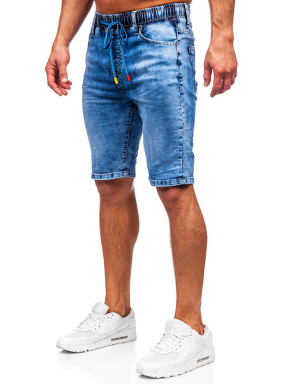 Bolf Herren Kurze Hose Jeansshorts Dunkelblau  TF183