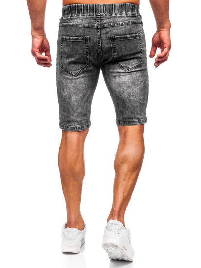 Bolf Herren Kurze Hose Jeansshorts Schwarz  TF174