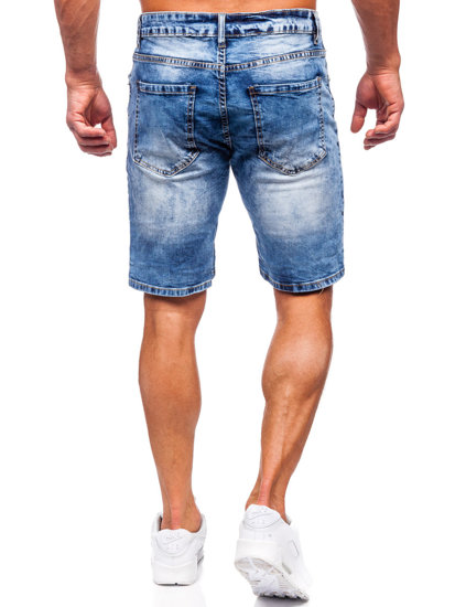 Bolf Herren Kurze Hose Jeasnsshorts Dunkelblau  RJ933