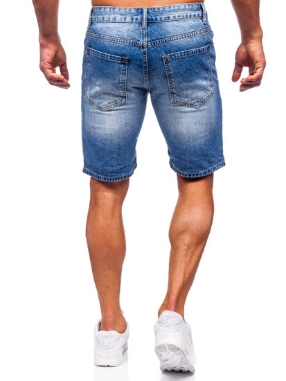 Bolf Herren Kurze Hose Jeasnsshorts Dunkelblau  RJ953