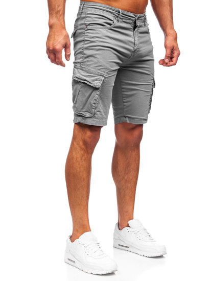 Bolf Herren Kurze Hose Shorts Cargo Hose Grau  YF2219