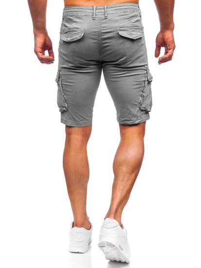 Bolf Herren Kurze Hose Shorts Cargo Hose Grau  YF2219