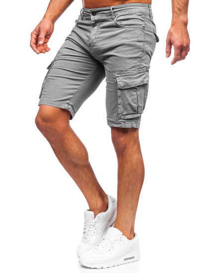 Bolf Herren Kurze Hose Shorts Cargo Hose Grau  YF2219