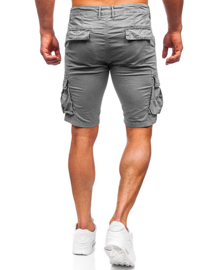 Bolf Herren Kurze Hose Shorts Cargo Hose Grau  YF2221