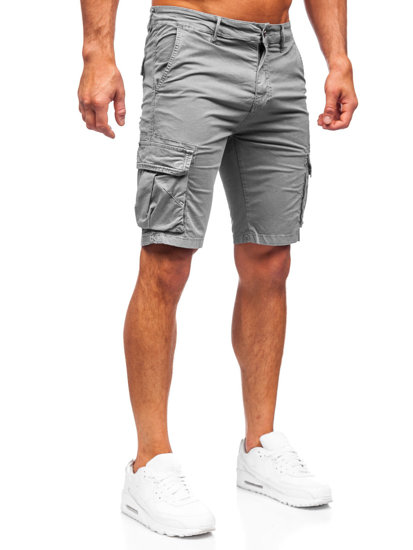 Bolf Herren Kurze Hose Shorts Cargo Hose Grau  YF2221