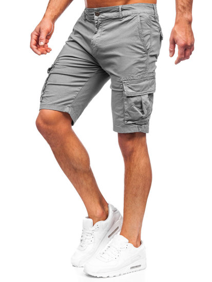 Bolf Herren Kurze Hose Shorts Cargo Hose Grau  YF2225