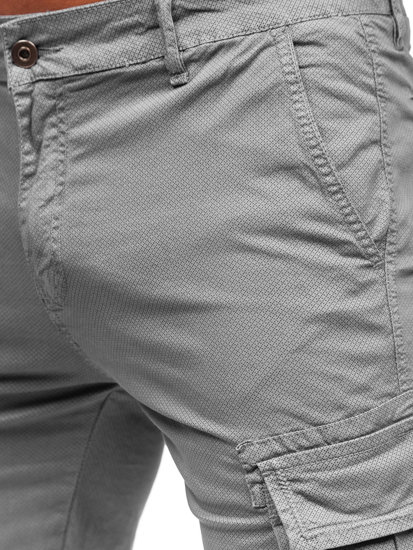 Bolf Herren Kurze Hose Shorts Cargo Hose Grau  YF2225