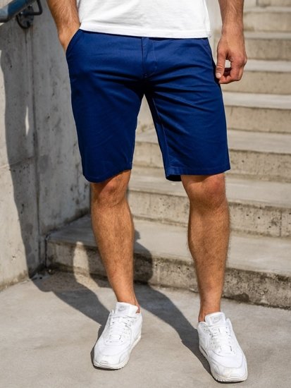 Bolf Herren Kurze Hose Shorts Dunkelblau  1140