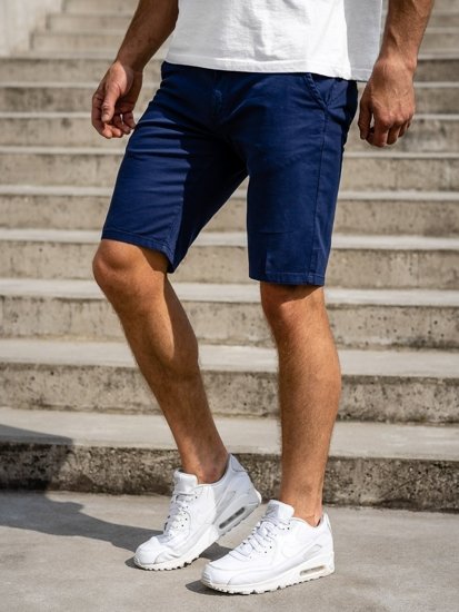 Bolf Herren Kurze Hose Shorts Dunkelblau  1142