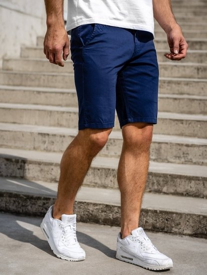 Bolf Herren Kurze Hose Shorts Dunkelblau  1142