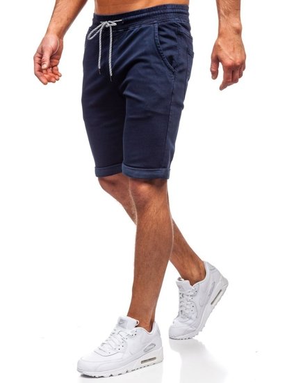 Bolf Herren Kurze Hose Shorts Dunkelblau  KG3723