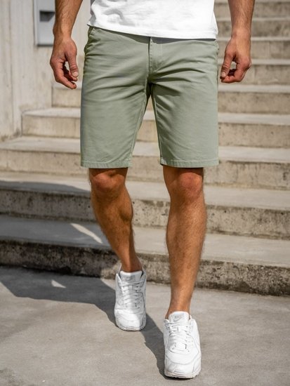 Bolf Herren Kurze Hose Shorts Grün  1140