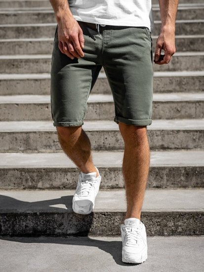 Bolf Herren Kurze Hose Shorts Grün  KG3723