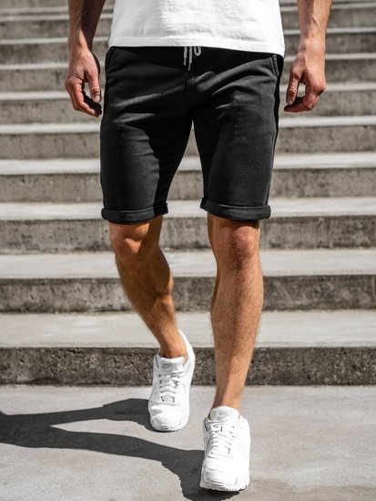 Bolf Herren Kurze Hose Shorts Schwarz  KG3723