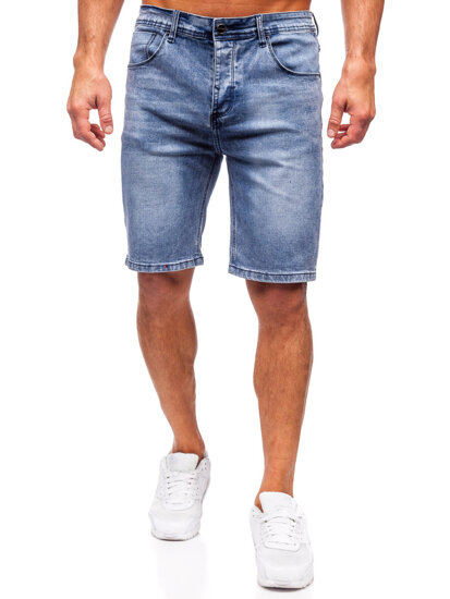 Bolf Herren Kurze Jeanshose Dunkelblau  MP0277BS