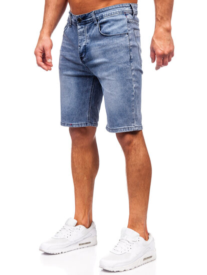 Bolf Herren Kurze Jeanshose Dunkelblau  MP0277BS