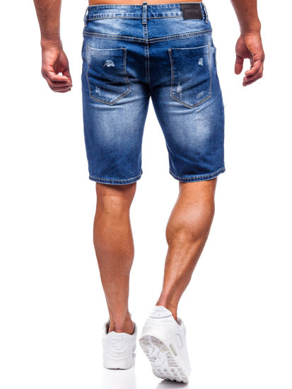 Bolf Herren Kurze Jeanshose Jeansshorts Blau  MP0037B