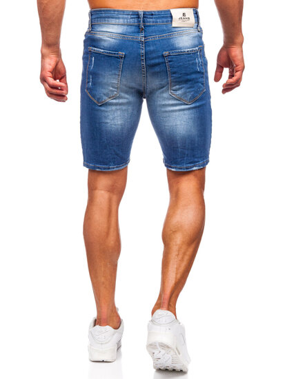 Bolf Herren Kurze Jeanshose Jeansshorts Dunkelblau  0592