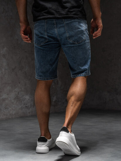 Bolf Herren Kurze Jeanshose Shorts Dunkalblau MP0274BSA1