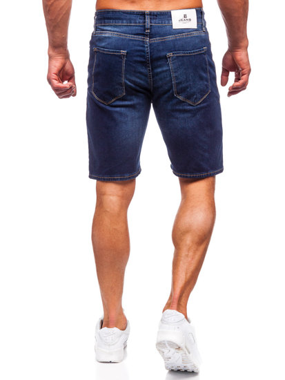 Bolf Herren Kurze Jeanshose Shorts Dunkelblau  5820