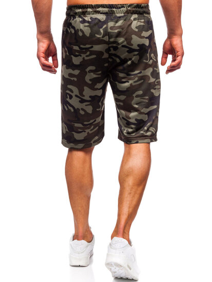 Bolf Herren Kurze Sporthose Camo Khaki  JX862