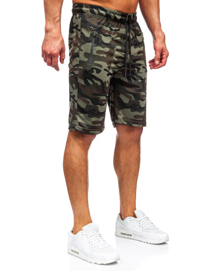 Bolf Herren Kurze Sporthose Camo Khaki  JX865