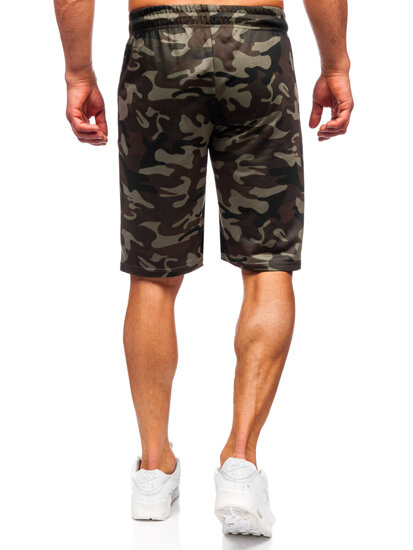 Bolf Herren Kurze Sporthose Camo Khaki  JX873