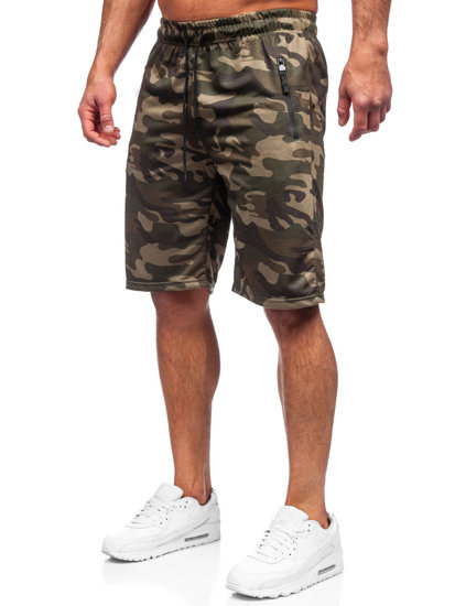 Bolf Herren Kurze Sporthose Camo Shorts Khaki  JX700