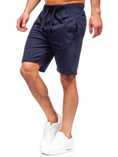 Bolf Herren Kurze Sporthose Dunkalblau  K10003