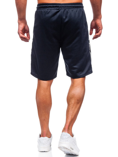 Bolf Herren Kurze Sporthose Dunkelblau  8K933