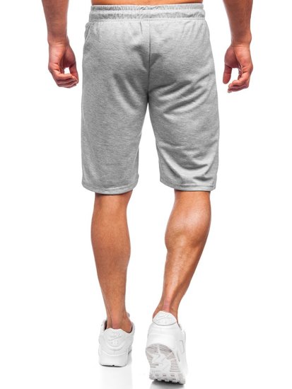 Bolf Herren Kurze Sporthose Grau  JX202