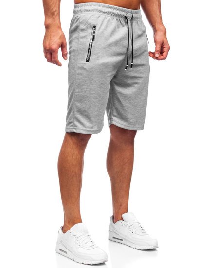 Bolf Herren Kurze Sporthose Grau  JX203