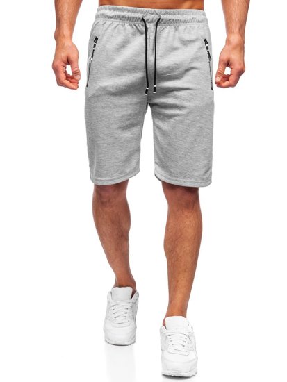 Bolf Herren Kurze Sporthose Grau  JX203