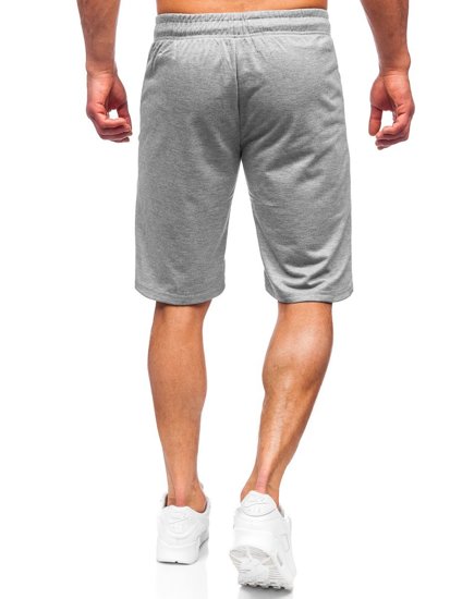 Bolf Herren Kurze Sporthose Grau  JX503