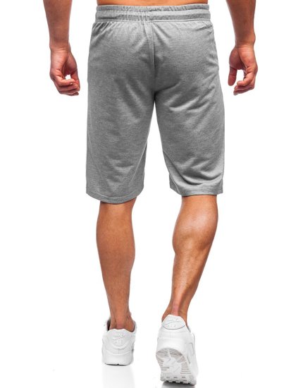 Bolf Herren Kurze Sporthose Grau  JX505