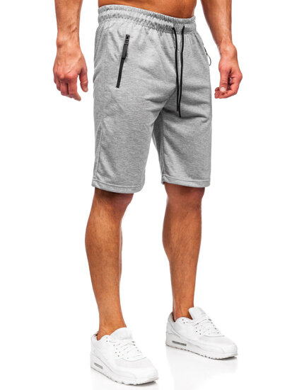 Bolf Herren Kurze Sporthose Grau  JX806