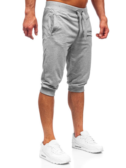 Bolf Herren Kurze Sporthose Grau  K10002