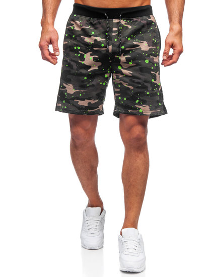 Bolf Herren Kurze Sporthose Khaki  KS2579